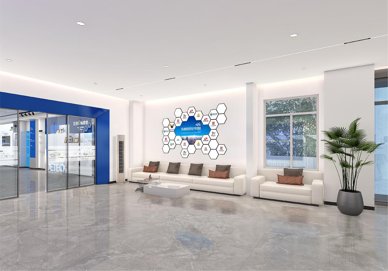 安徽至博光电唐山展厅 x 金箭标识 | 展厅设计（图ZMzg2OTMyNTAw） - 建筑/空间 - 站酷设计师郝卿金箭标识原创素材 - 站酷ZCOOL