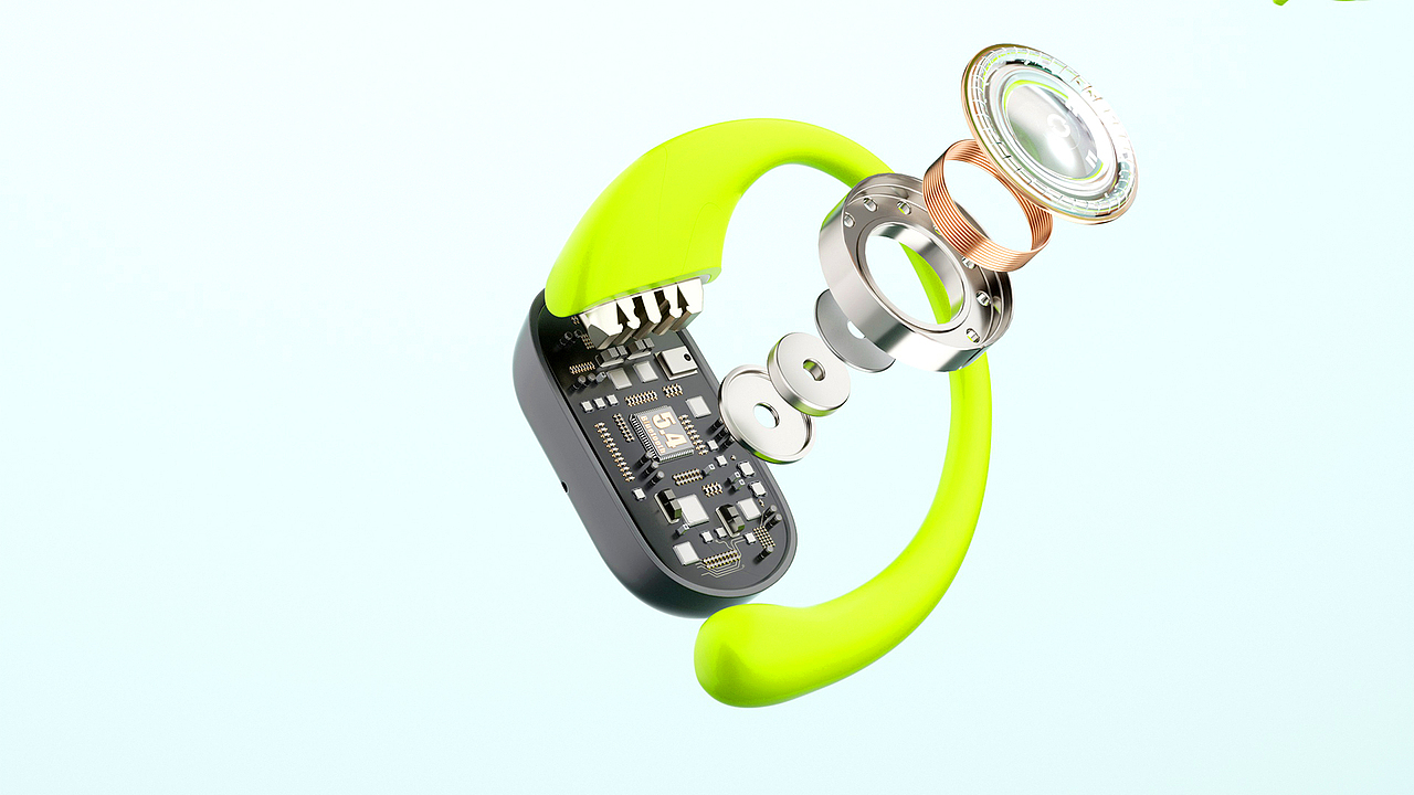 挂耳式跑步运动硅胶耳机