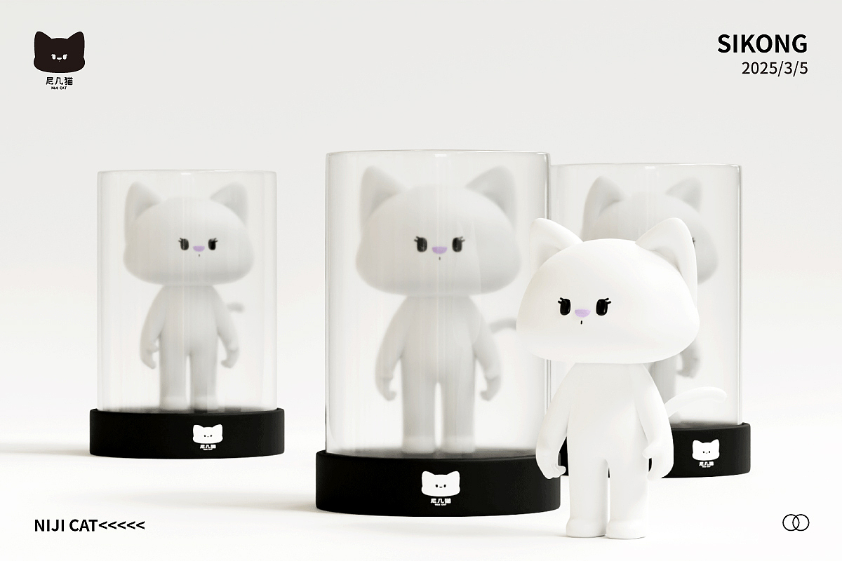 卡通形象设计｜尼几猫（图ZMzg2OTM4MDY0） - 人物/生物 - 站酷设计师司空SK原创素材 - 站酷ZCOOL