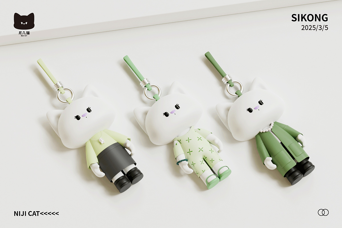 卡通形象设计｜尼几猫（图ZMzg2OTM4MDc2） - 人物/生物 - 站酷设计师司空SK原创素材 - 站酷ZCOOL