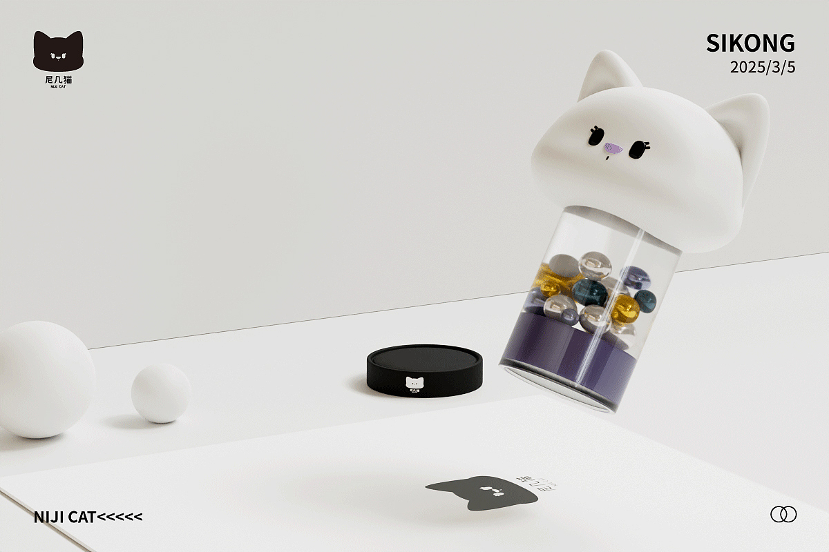 卡通形象设计｜尼几猫（图ZMzg2OTM4MDgw） - 人物/生物 - 站酷设计师司空SK原创素材 - 站酷ZCOOL