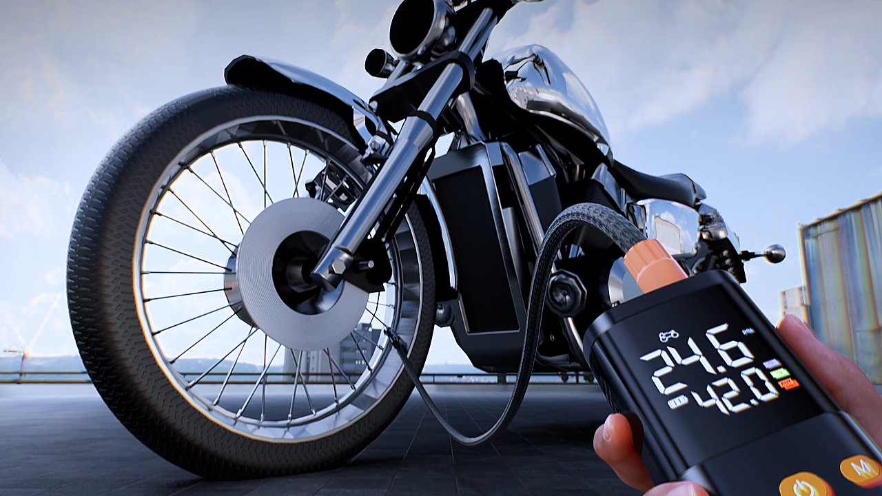 产品动画 | 多功能充气泵