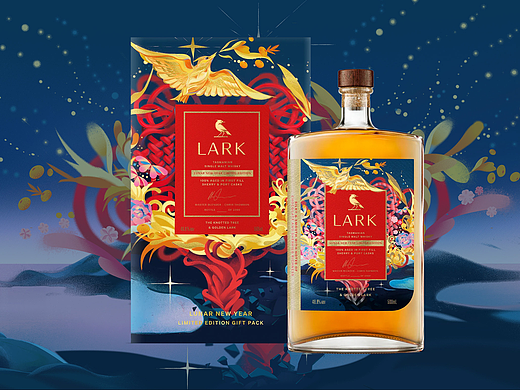 澳洲威士忌品牌Lark Distillery新年限定包装
