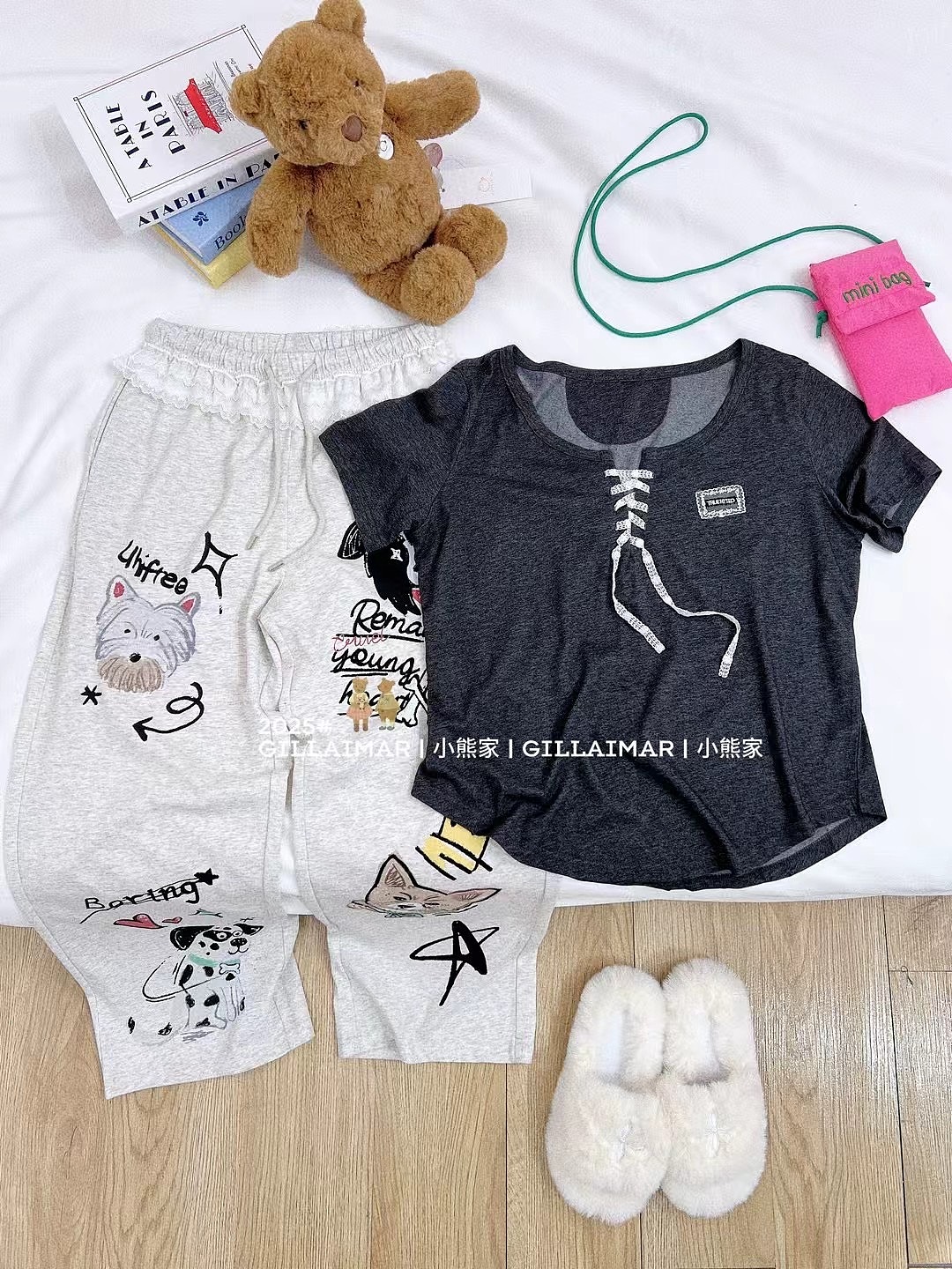 ins风家居服场景摆拍~