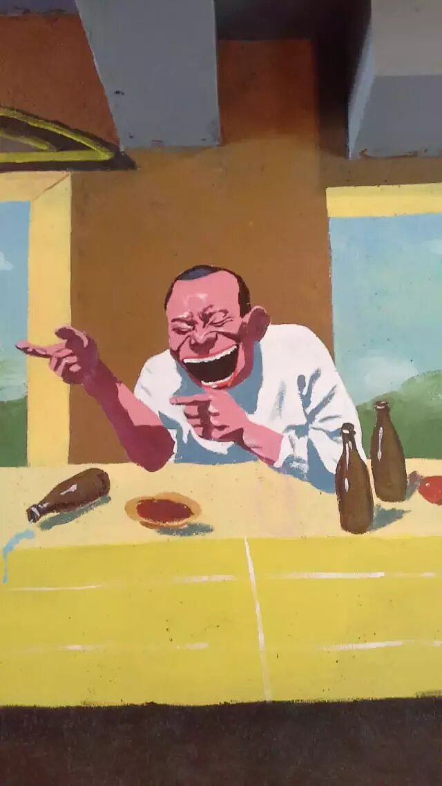 酒吧彩绘，一起嗨！（图ZMzg2OTU2NzYw） - 绘画 - 站酷设计师墙体彩绘手绘设计原创素材 - 站酷ZCOOL