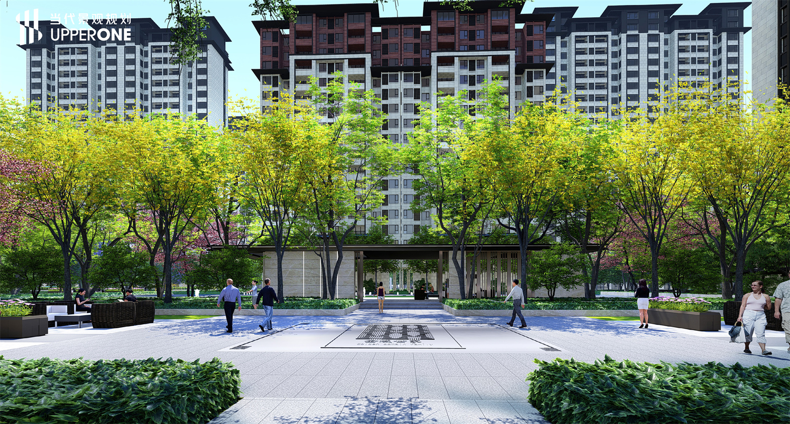 正商·金域世家「武汉」景观设计分享丨当代景观规划