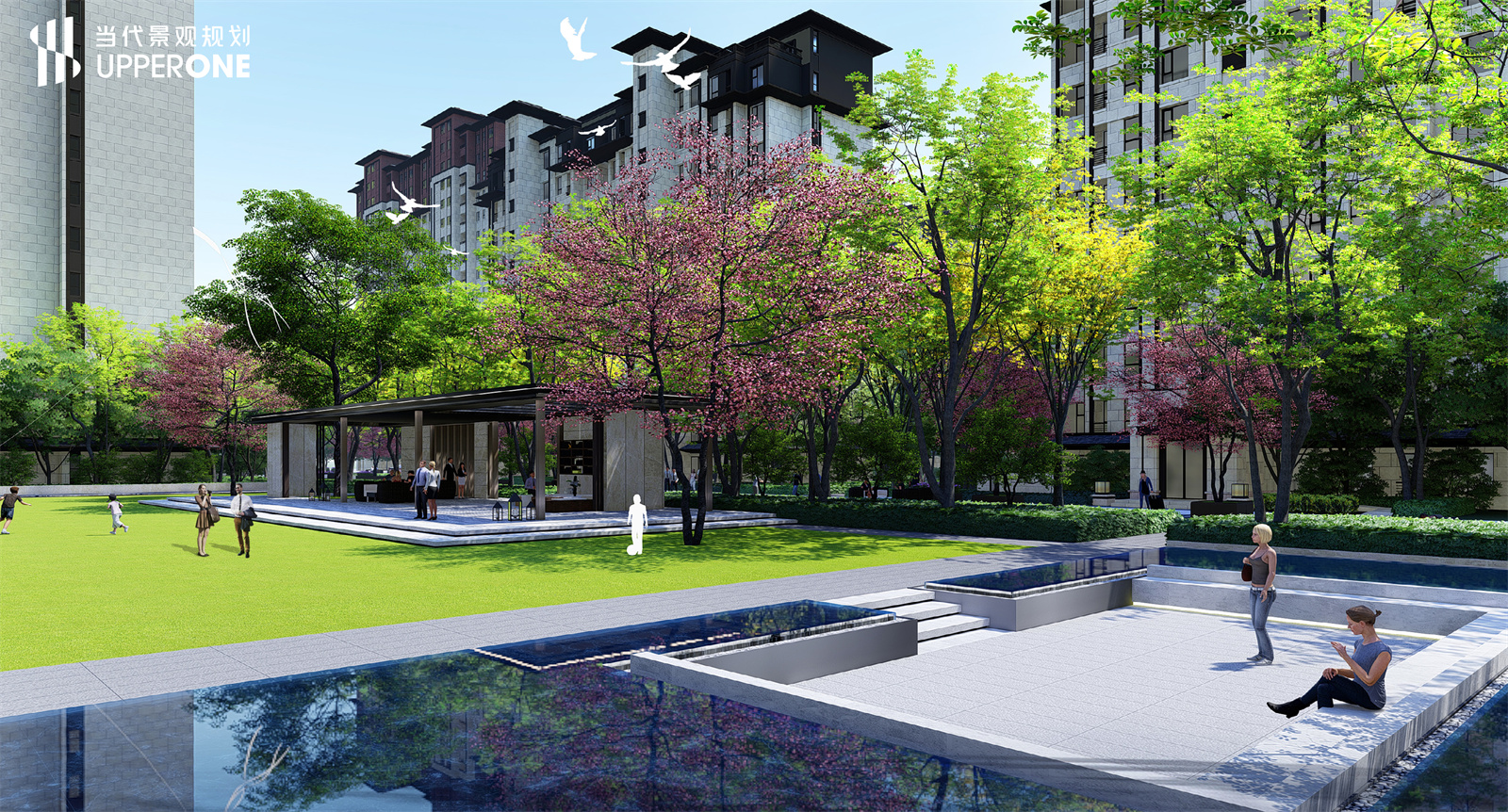 正商·金域世家「武汉」景观设计分享丨当代景观规划