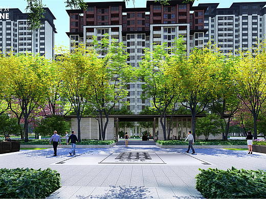 正商·金域世家「武汉」景观设计分享丨当代景观规划