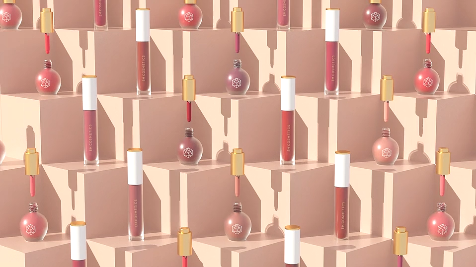 化妆品三维动画制作