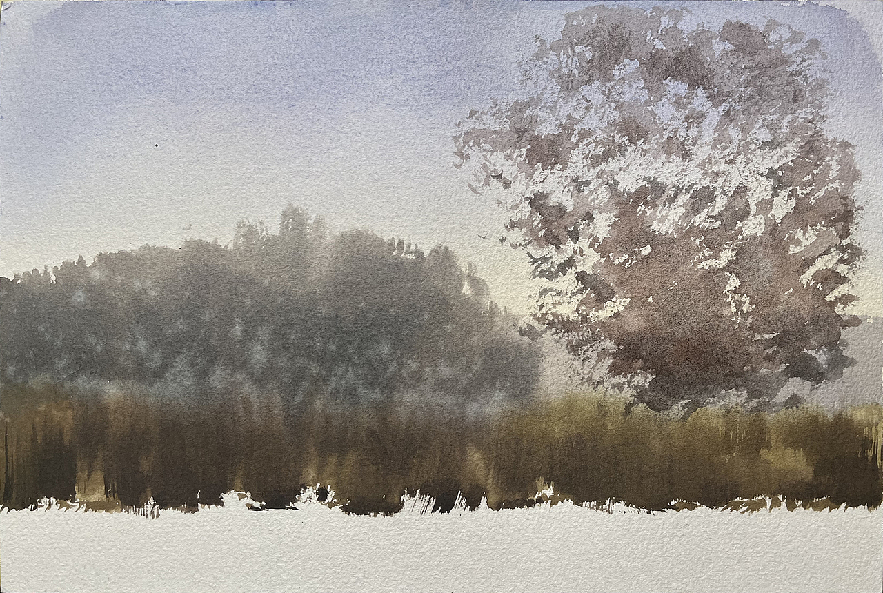 2025 二月 每日一画（图ZMzg2OTY4Njky） - 绘画 - 站酷设计师孙小良的水彩画原创素材 - 站酷ZCOOL