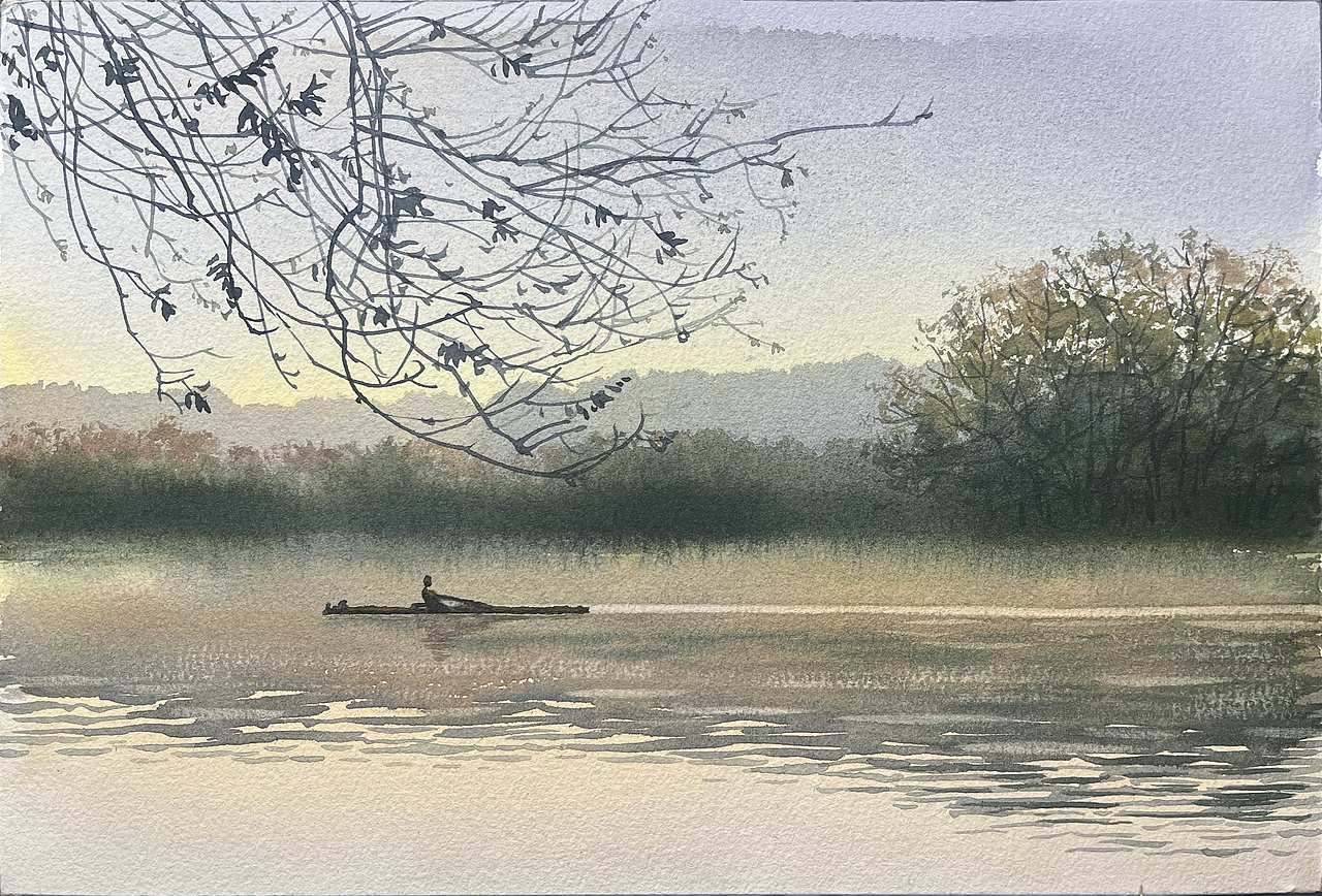 2025 二月 每日一画（图ZMzg2OTY4NzE2） - 绘画 - 站酷设计师孙小良的水彩画原创素材 - 站酷ZCOOL