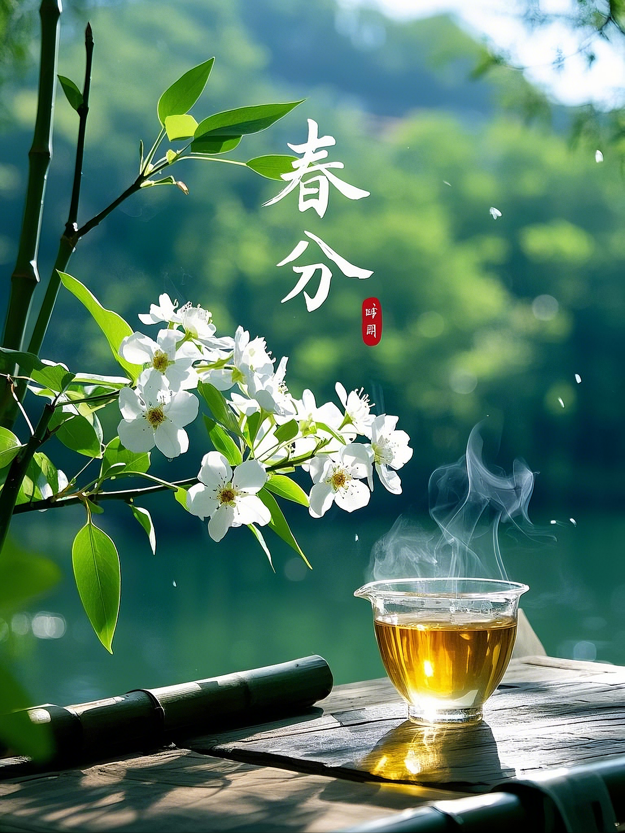 春分(4)|河畔花信至,煮茶赴春光