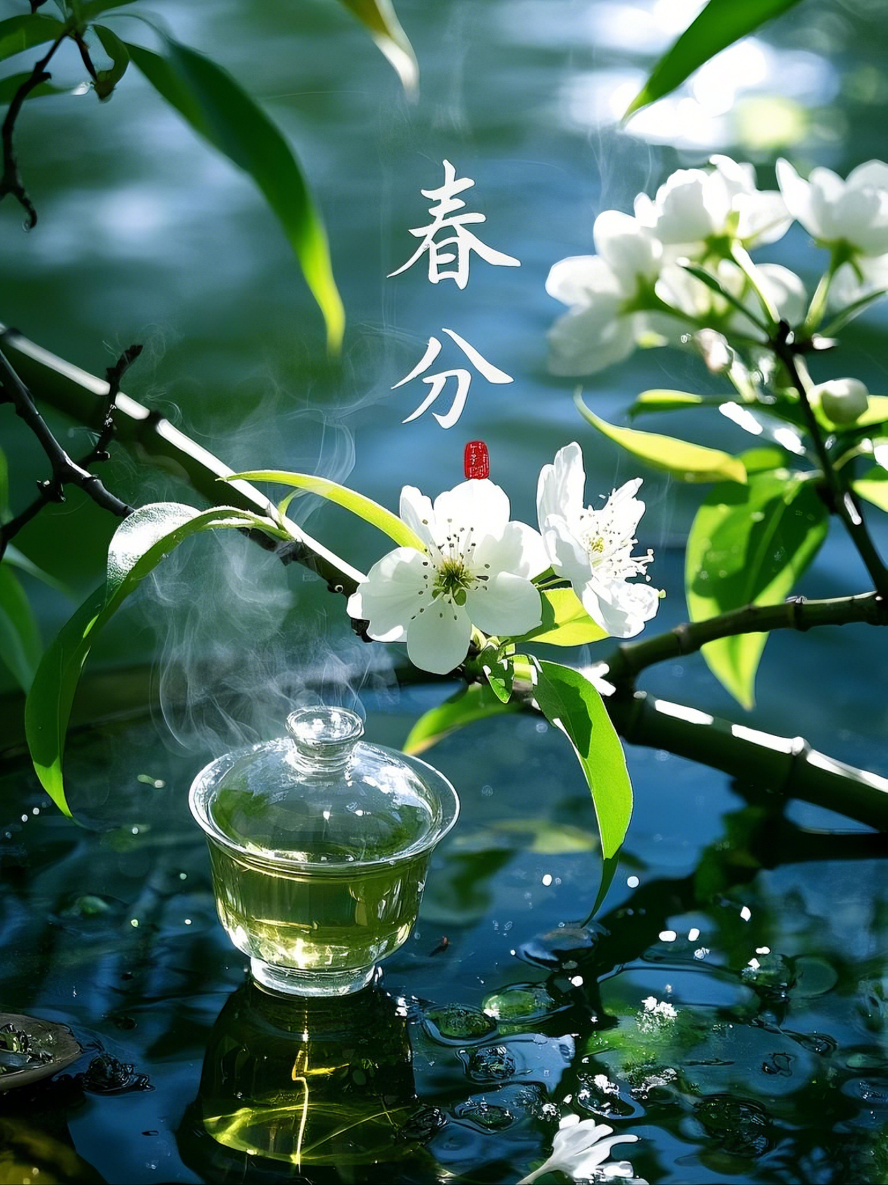 春分(4)|河畔花信至,煮茶赴春光