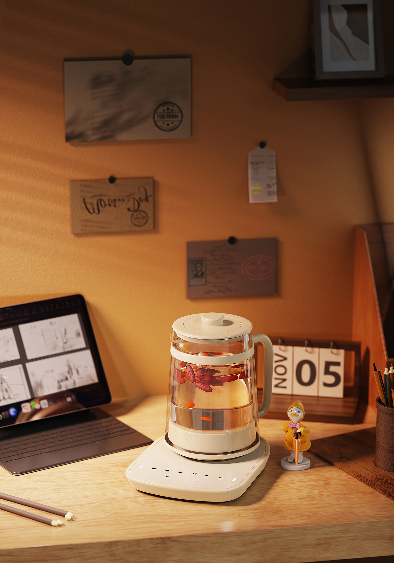 第五十三期keyshot电商场景源文件ks桌面厨房场景KSP（图ZMzg2OTc5ODIw） - 场景 - 站酷设计师米尼设计原创素材 - 站酷ZCOOL