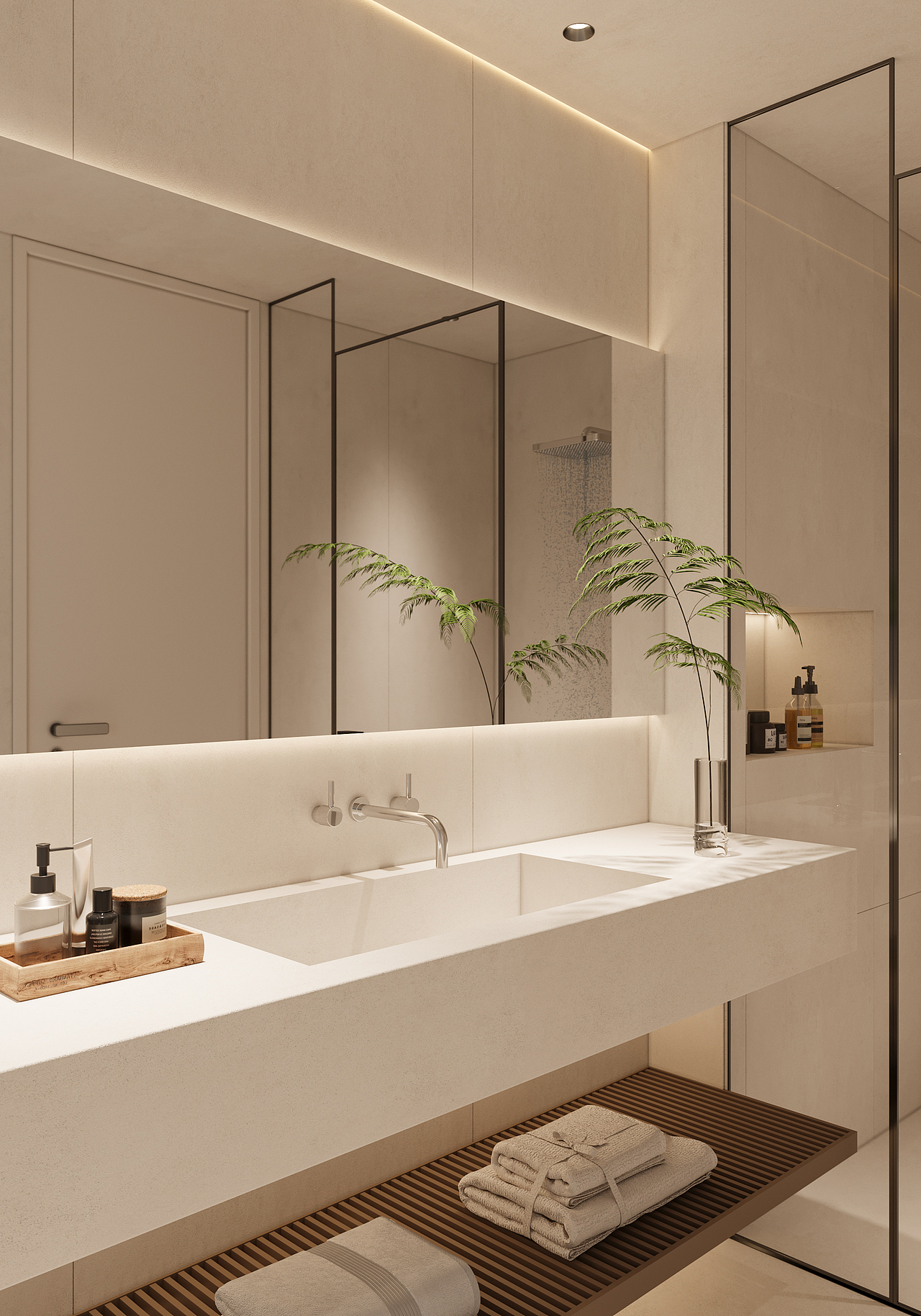 《甜度47%》——悬浮式奶油风套房的克制定律