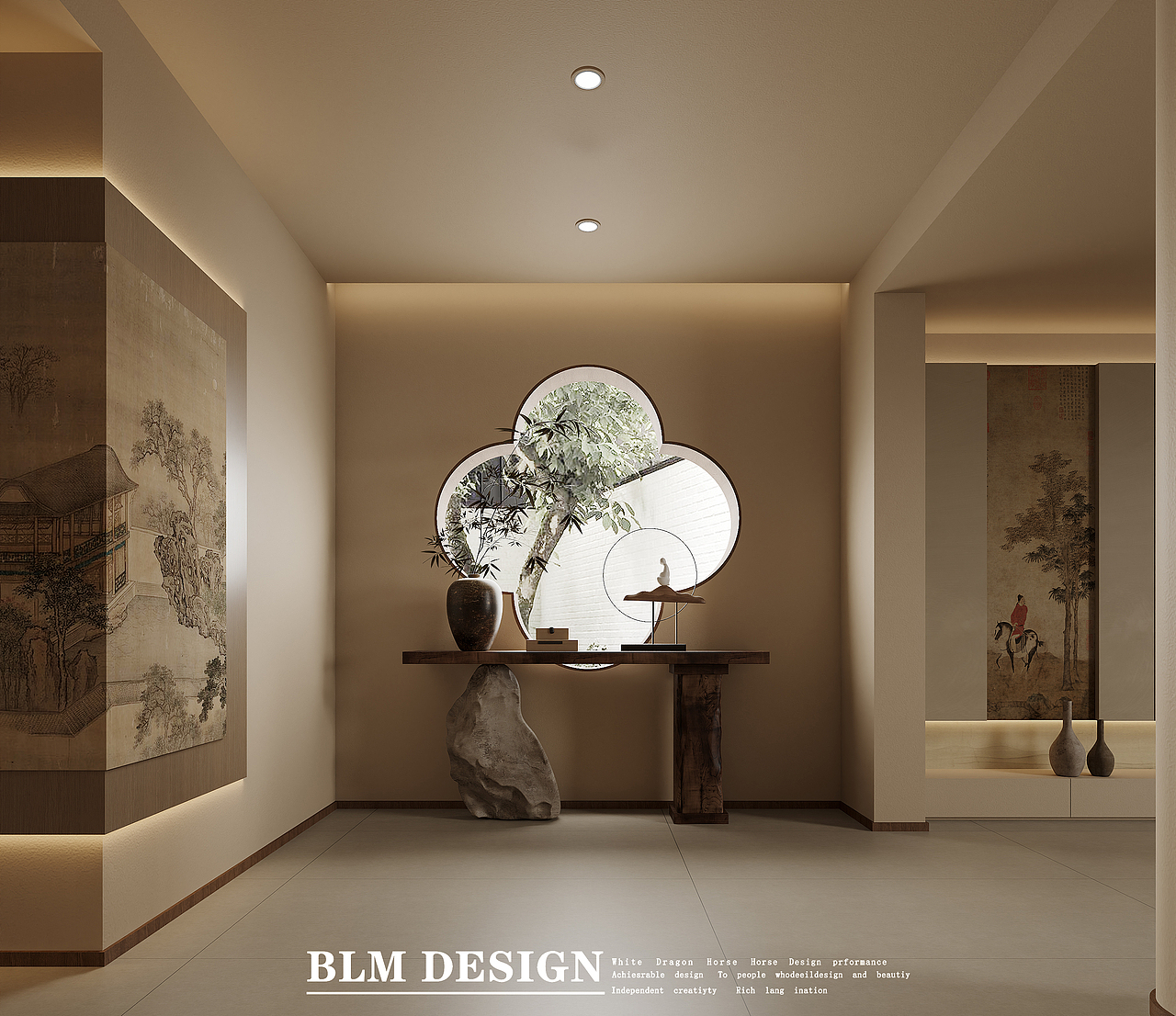新中式家装设计案例（图ZMzg2OTkxOTI4） - VR设计 - 站酷设计师Z073159855原创素材 - 站酷ZCOOL