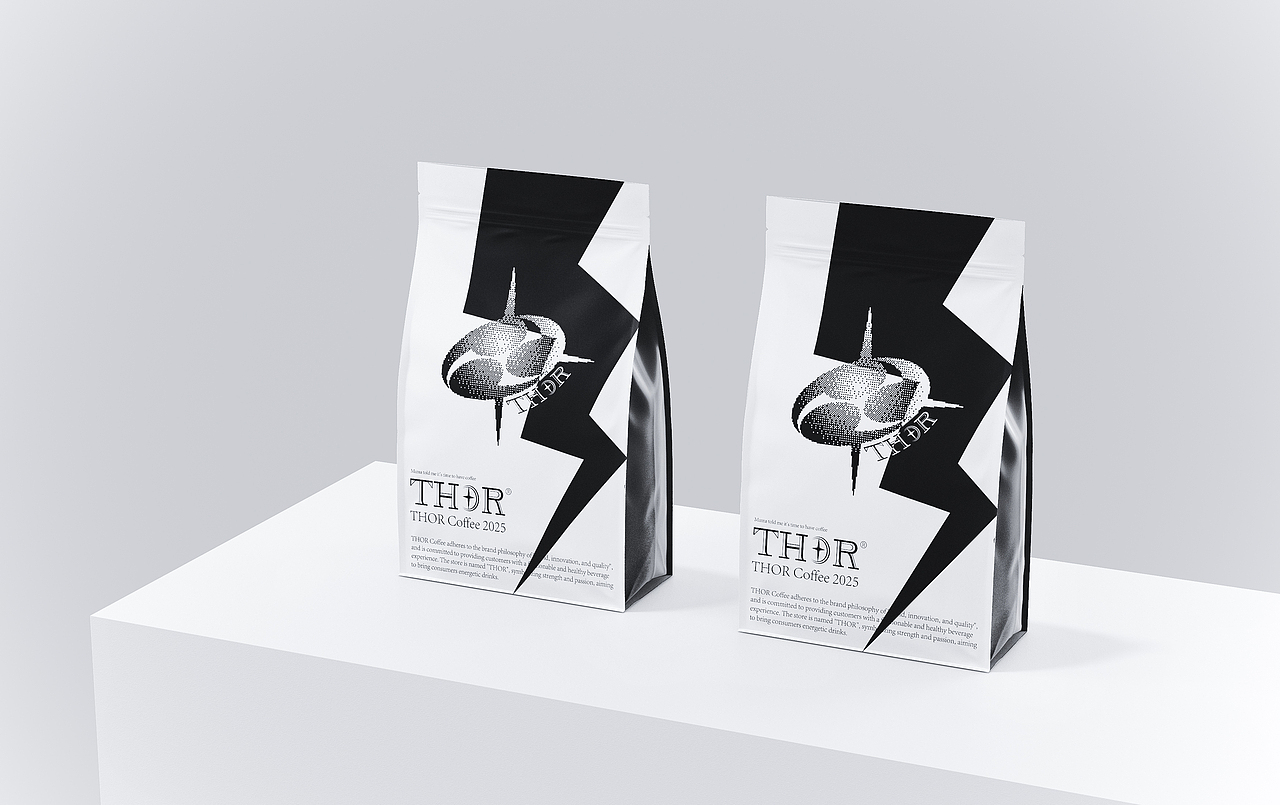 这么潮？？THOR咖啡/品牌全案设计（图ZMzg2OTk3MTU2） - 品牌 - 站酷设计师加油麦菜design原创素材 - 站酷ZCOOL