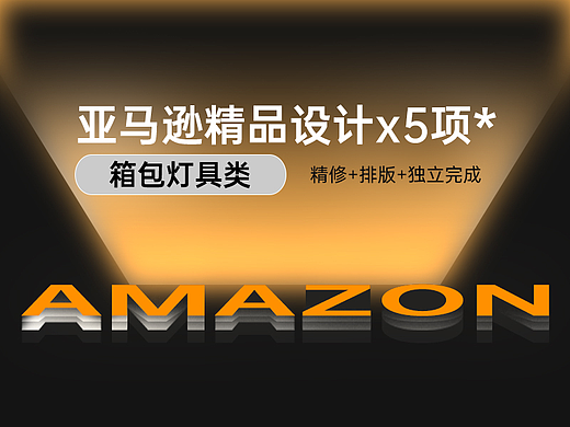 亚马逊精品设计x5项*（箱包灯具类）
