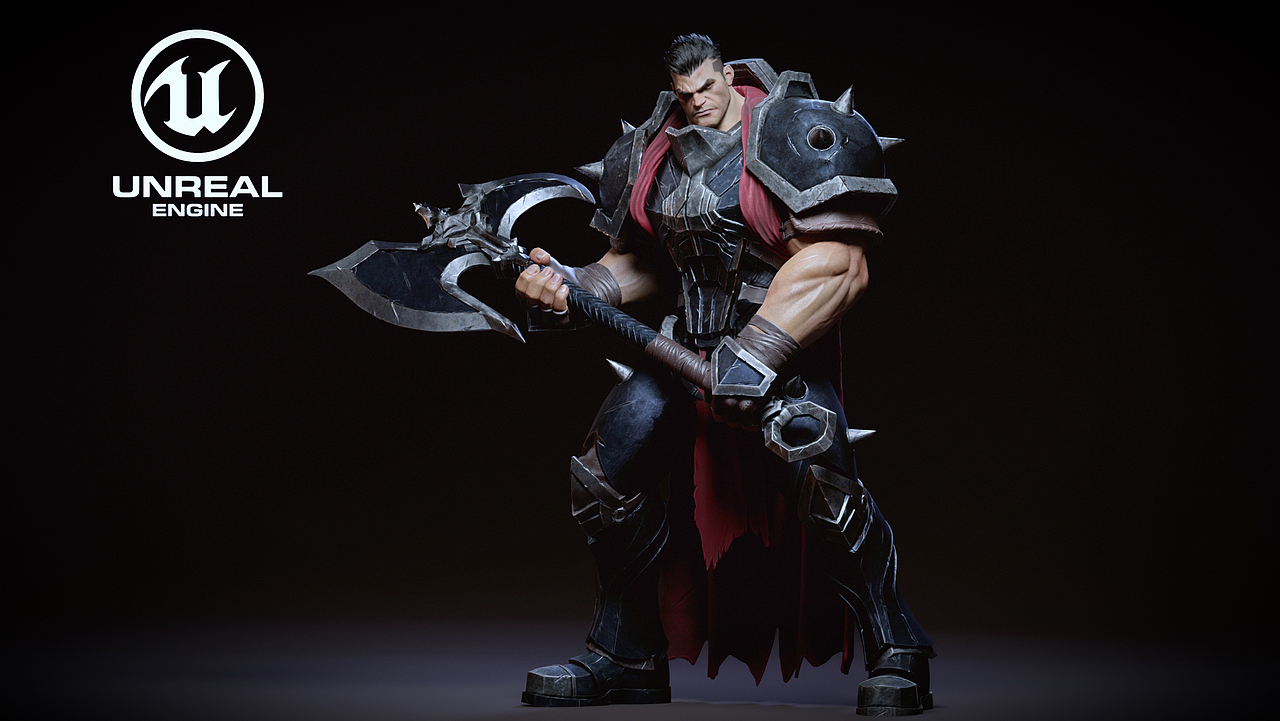 3A次世代游戏角色课程案例：男战士角色