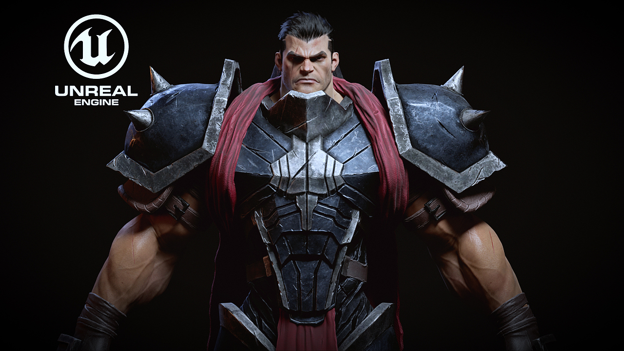 3A次世代游戏角色课程案例：男战士角色