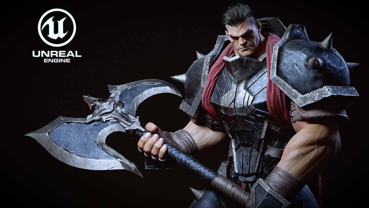 3A次世代游戏角色课程案例：男战士角色