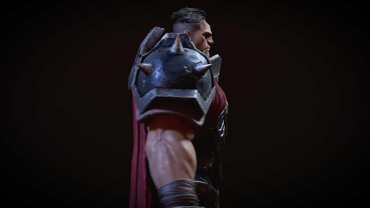 3A次世代游戏角色课程案例：男战士角色