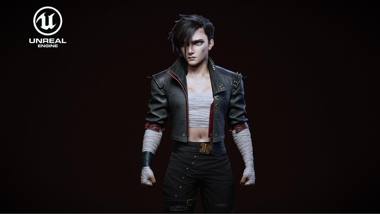 3A次世代游戏角色课程案例:VI