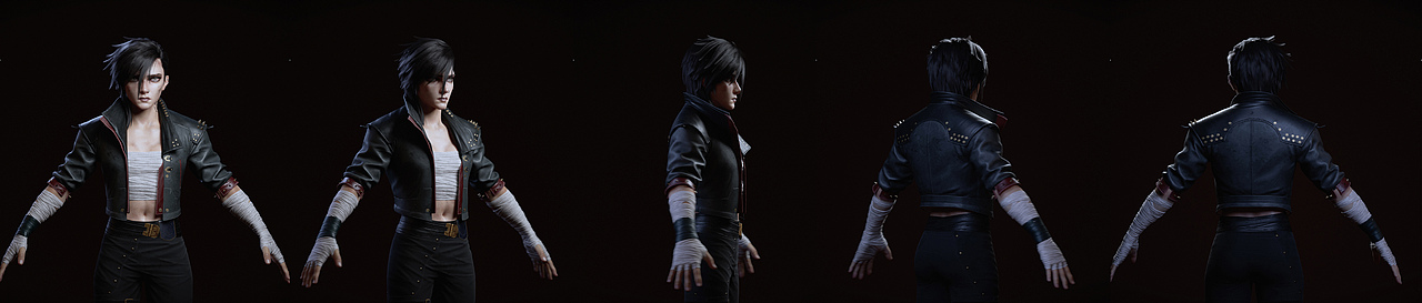 3A次世代游戏角色课程案例:VI