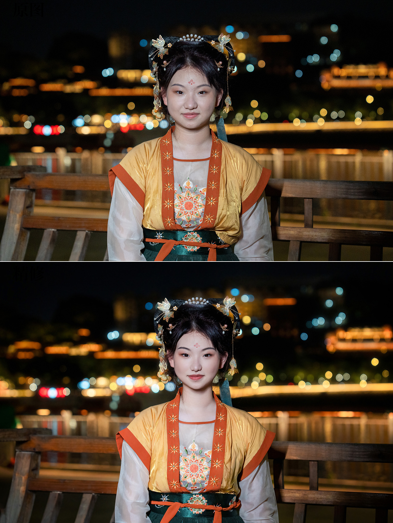 人像精修前后对比（图ZMzg3MDA5NDE2） - 人像摄影 - 站酷设计师莱叔叔原创素材 - 站酷ZCOOL