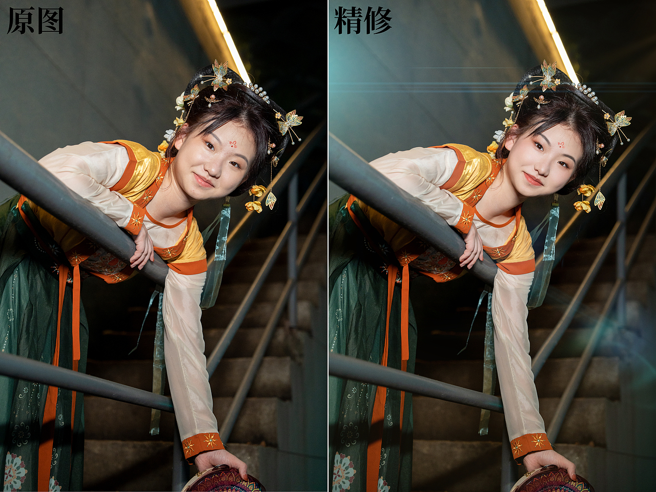人像精修前后对比（图ZMzg3MDA5NDA4） - 人像摄影 - 站酷设计师莱叔叔原创素材 - 站酷ZCOOL