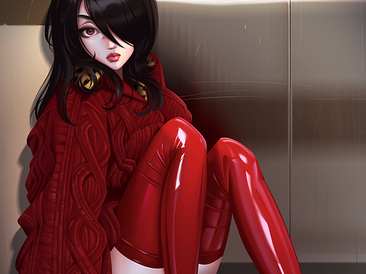 红色长靴👠
