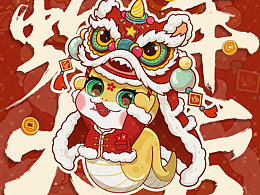 蛇年蛇宝宝卡通IP