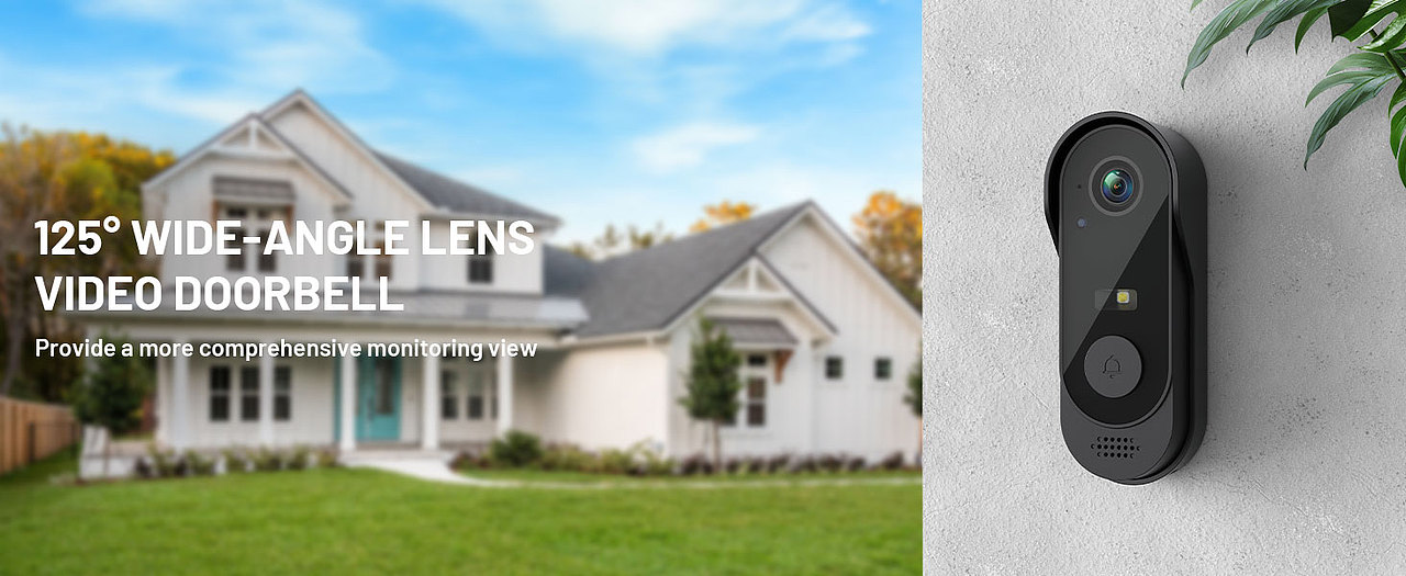广角可视门铃 - 亚马逊