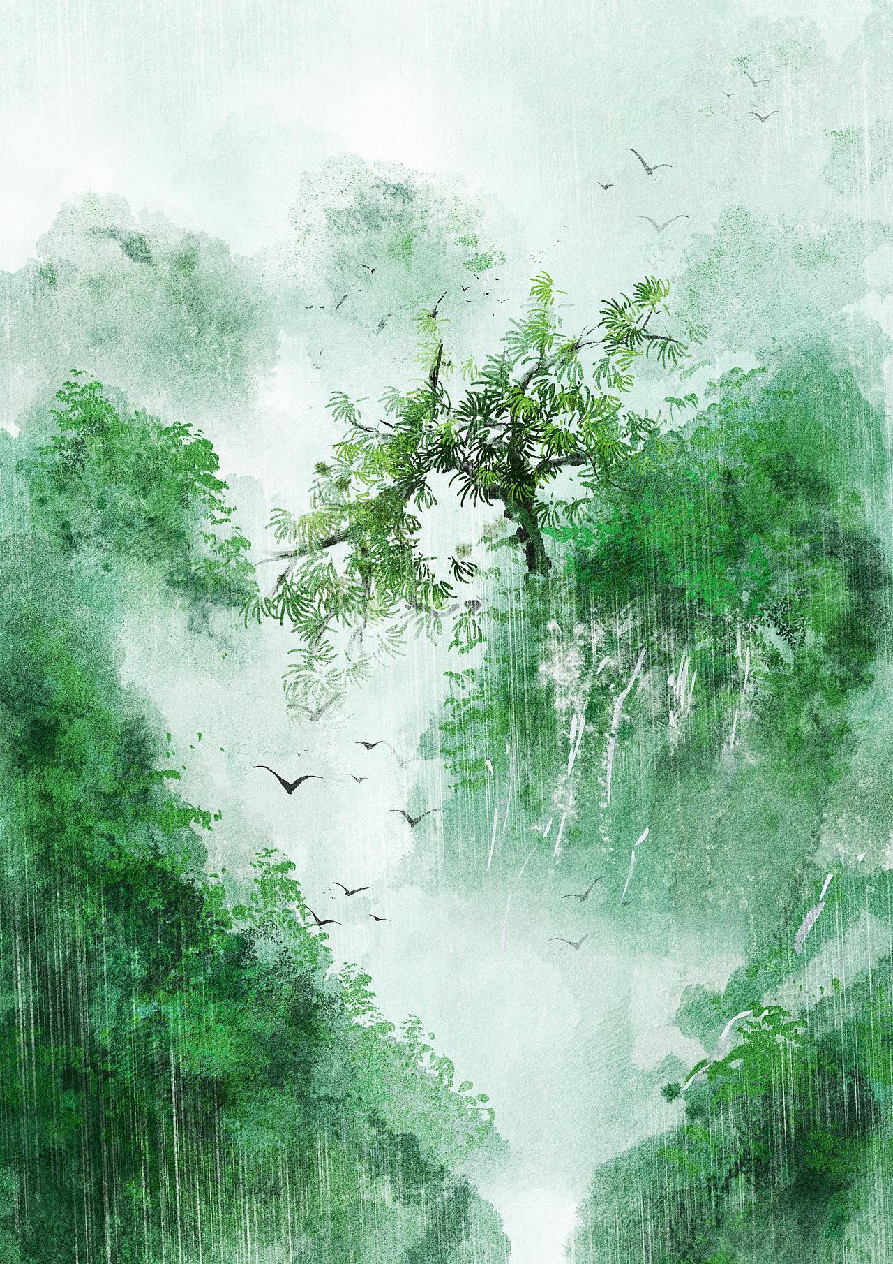 古风小景合集（图ZMzg3MDU3Mjk2） - 商业插画 - 站酷设计师禾苇原创素材 - 站酷ZCOOL