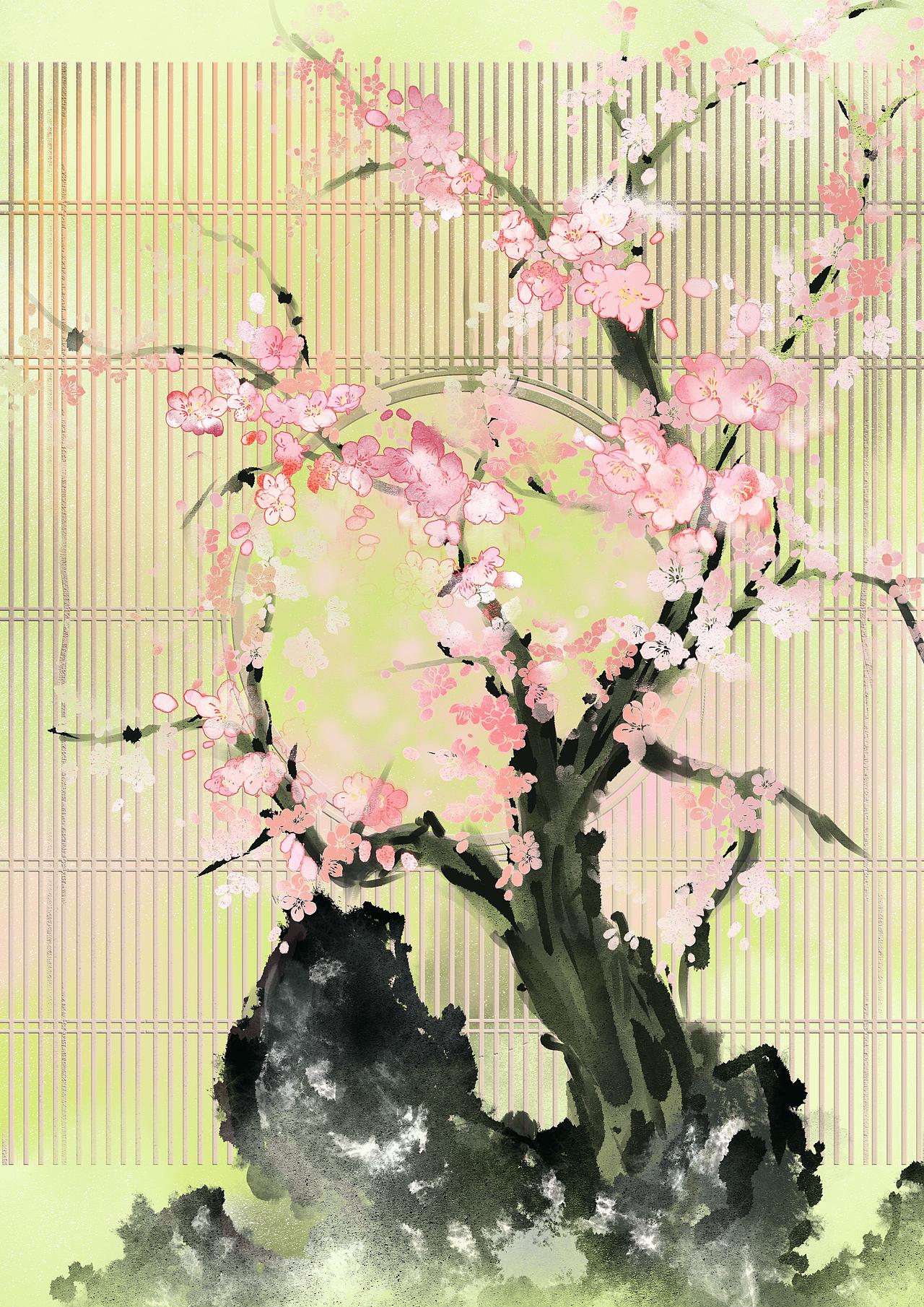 古风小景合集（图ZMzg3MDU3MzEy） - 商业插画 - 站酷设计师禾苇原创素材 - 站酷ZCOOL