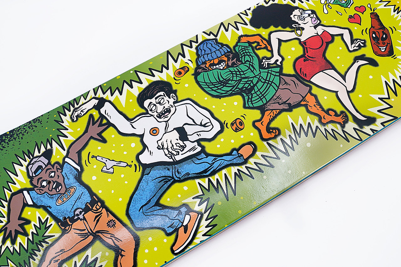 这次的板面设计又让我画爽了（图ZMzg3MDU5NjMy） - 新锐潮流插画 - 站酷设计师veSKATER原创素材 - 站酷ZCOOL