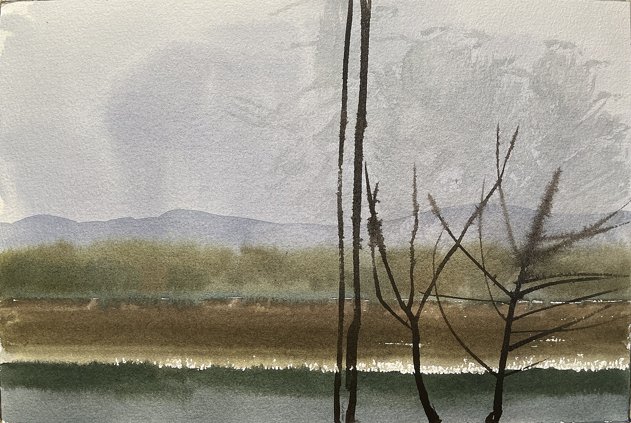 2025 二月 每日一画（图ZMzg3MDYxMzc2） - 绘画 - 站酷设计师孙小良的水彩画原创素材 - 站酷ZCOOL