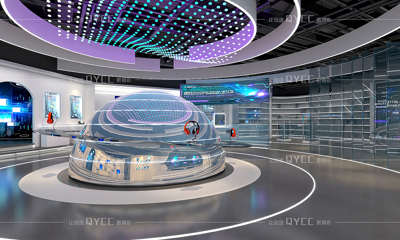 企业展厅设计-科技企业展厅（图ZMzg3MDY2NzI0） - 展陈设计 - 站酷设计师肖萧31363原创素材 - 站酷ZCOOL