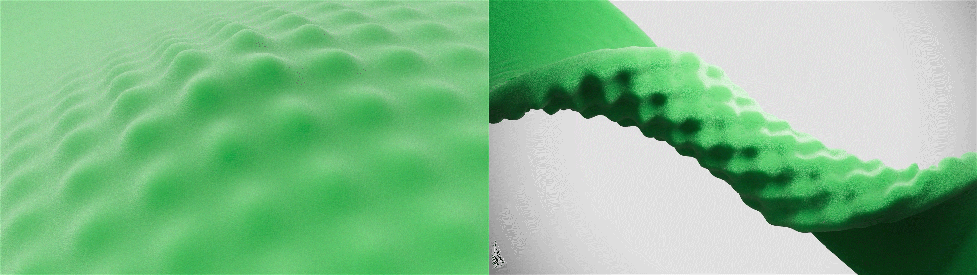 三维渲染练习：床垫动画