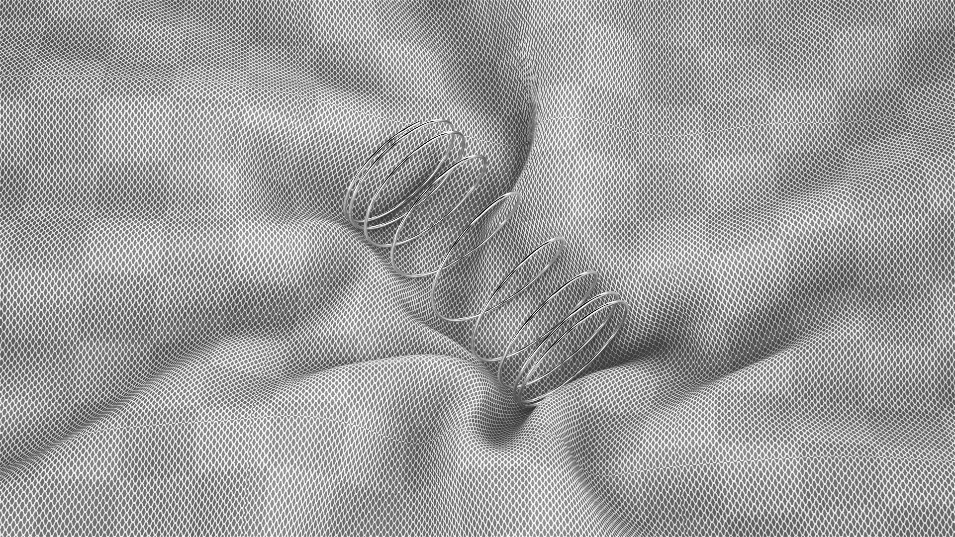 三维渲染练习：床垫动画