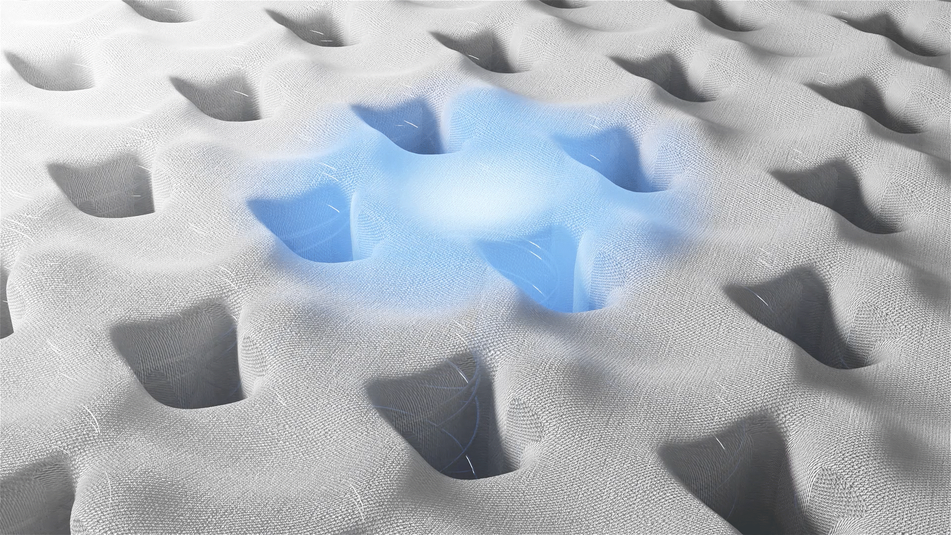 三维渲染练习：床垫动画