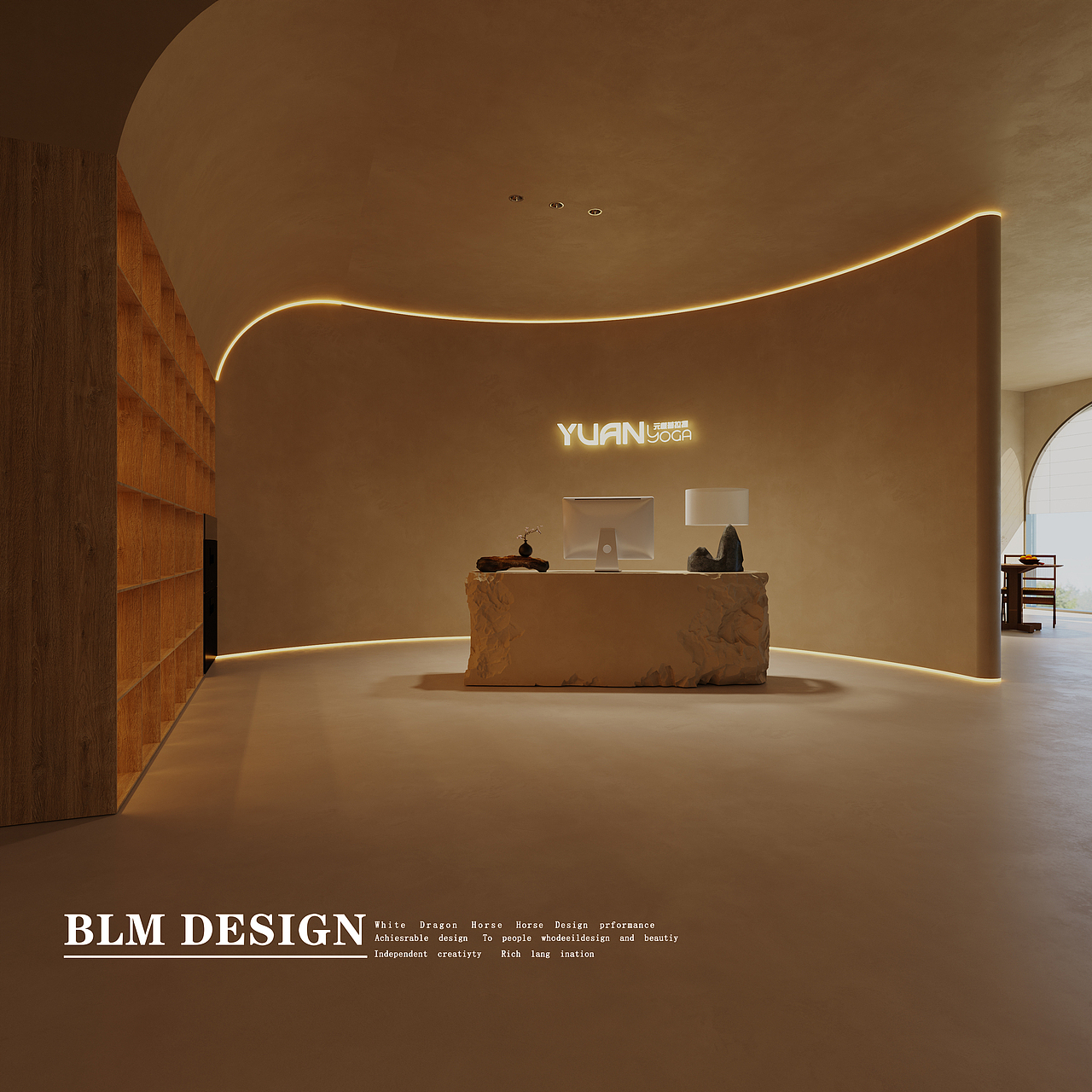 瑜伽馆-白龙马效果图