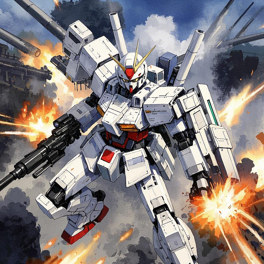 AI高达（图ZMzg3MDc5MTY0） - AI作品 - 站酷设计师拳太阳原创素材 - 站酷ZCOOL