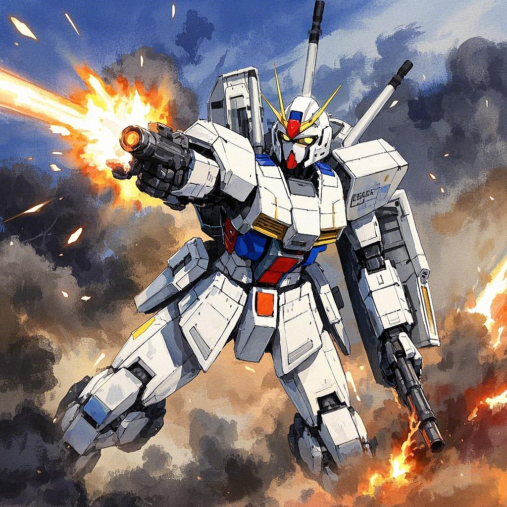 AI高达（图ZMzg3MDc5MTky） - AI作品 - 站酷设计师拳太阳原创素材 - 站酷ZCOOL