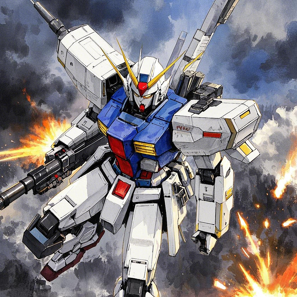 AI高达（图ZMzg3MDc5MjAw） - AI作品 - 站酷设计师拳太阳原创素材 - 站酷ZCOOL