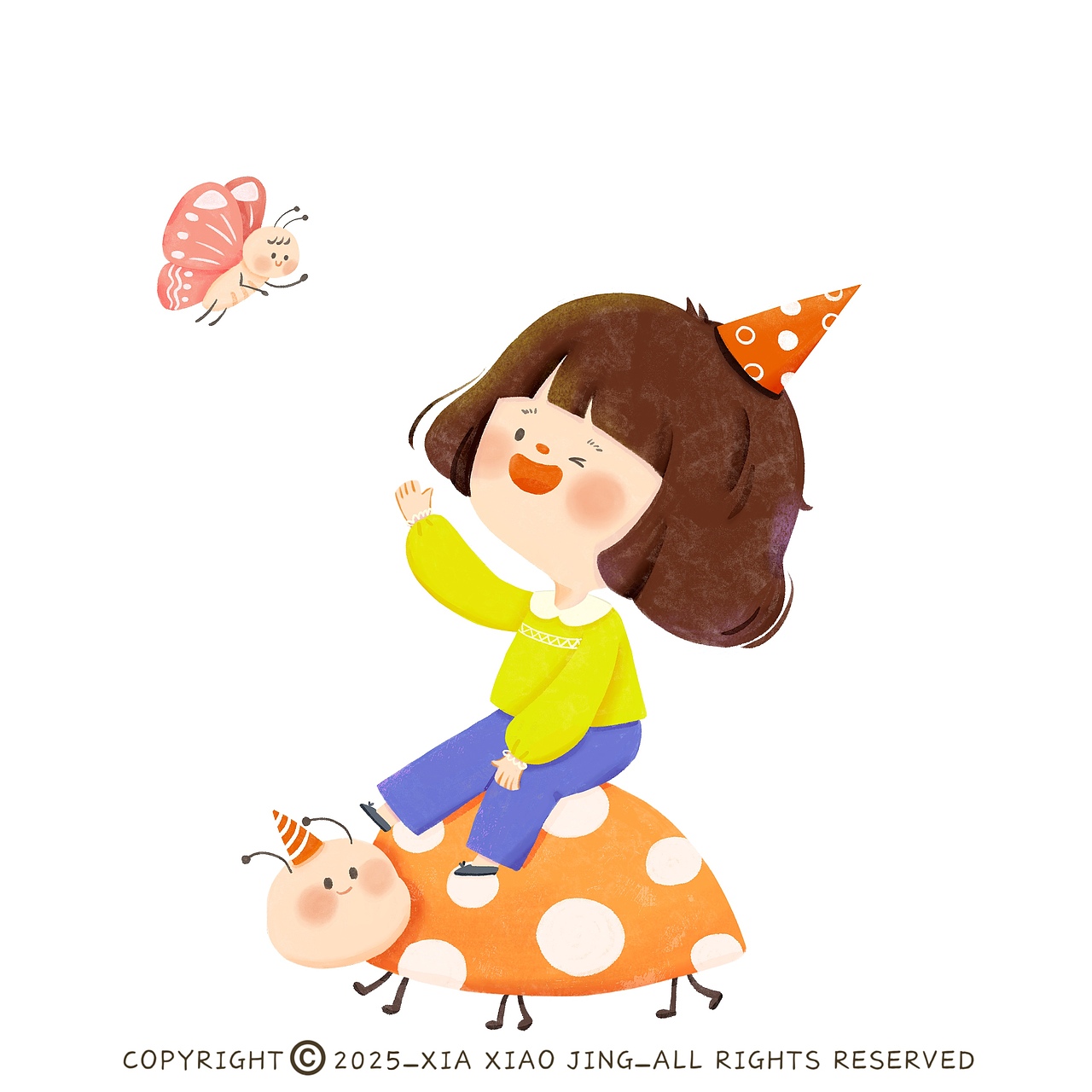 原创插画 《你好！春天》系列（图ZMzg3MDk0ODg4） - 儿童插画 - 站酷设计师夏小婧插画原创素材 - 站酷ZCOOL