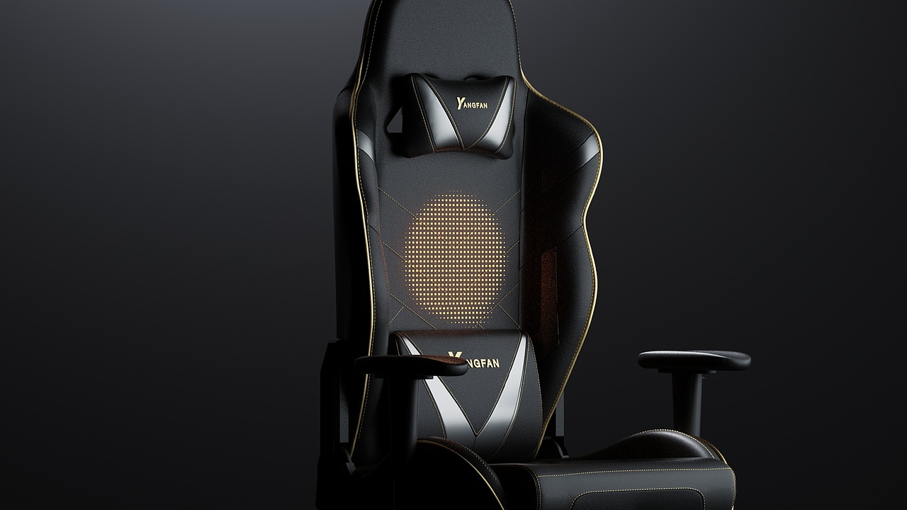 C4D电竞椅暗调酷炫案例（图ZMzg3MDk5MTIw） - 产品 - 站酷设计师我是诗言ShiYan原创素材 - 站酷ZCOOL