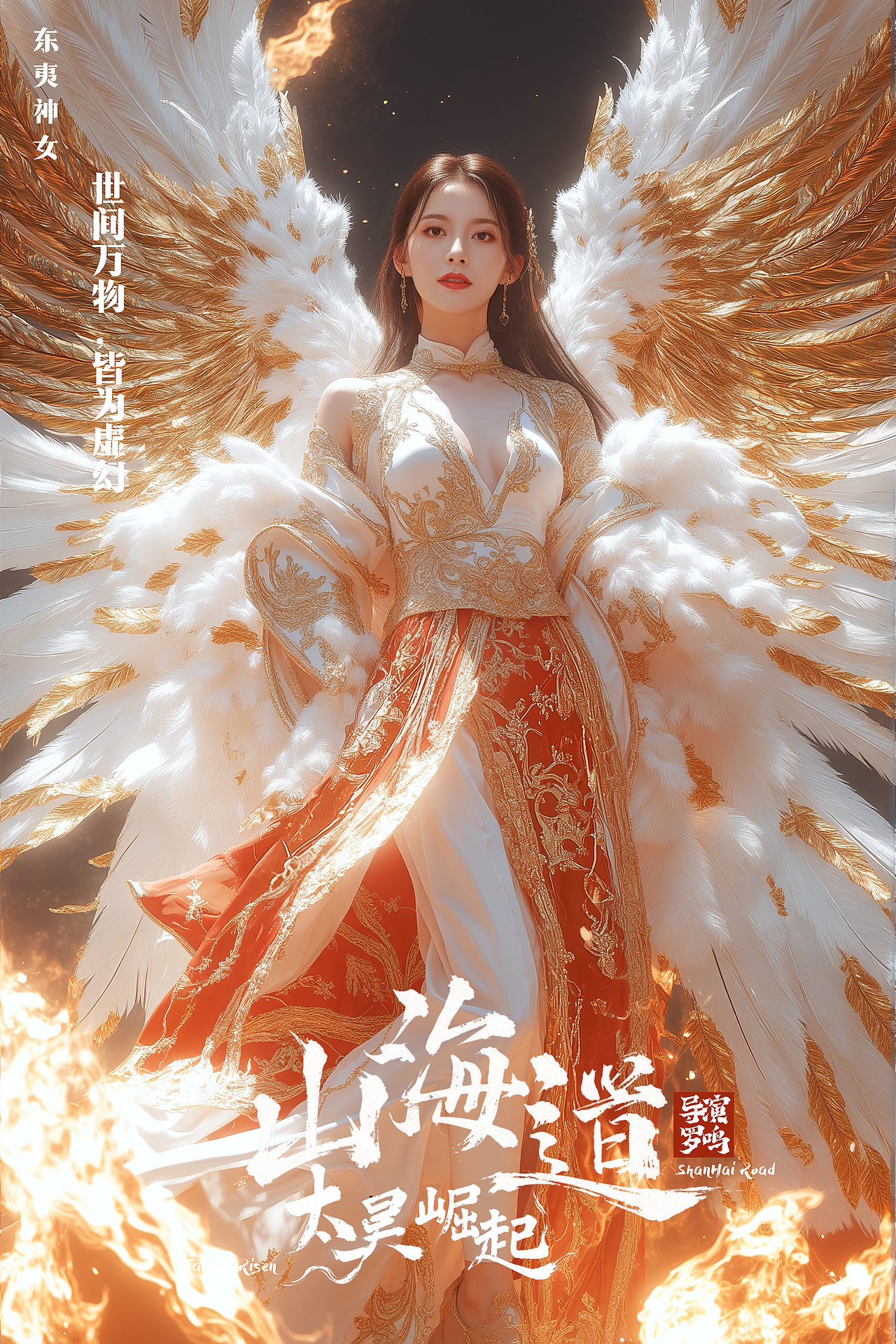 网剧《山海道之太昊崛起》美术视觉海报设计