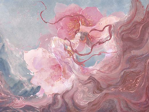 花神系列（個(gè)人主頁(yè)-ZNzE1NDk5MTY=） - 商業(yè)插畫 - 站酷設(shè)計(jì)師賽久原創(chuàng)素材 - 站酷ZCOOL