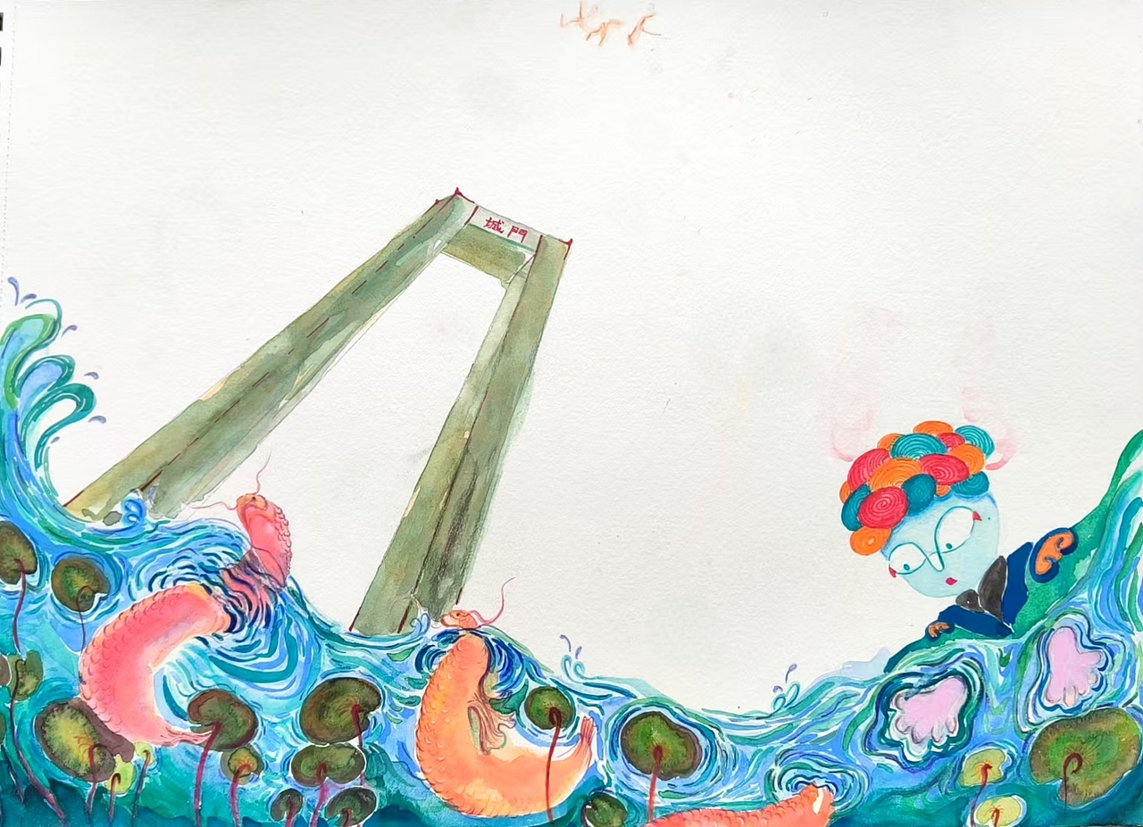 入围2024第四届成都插画大赏（图ZMzg3MTE0NTMy） - 绘本 - 站酷设计师艺术语言佳佳原创素材 - 站酷ZCOOL